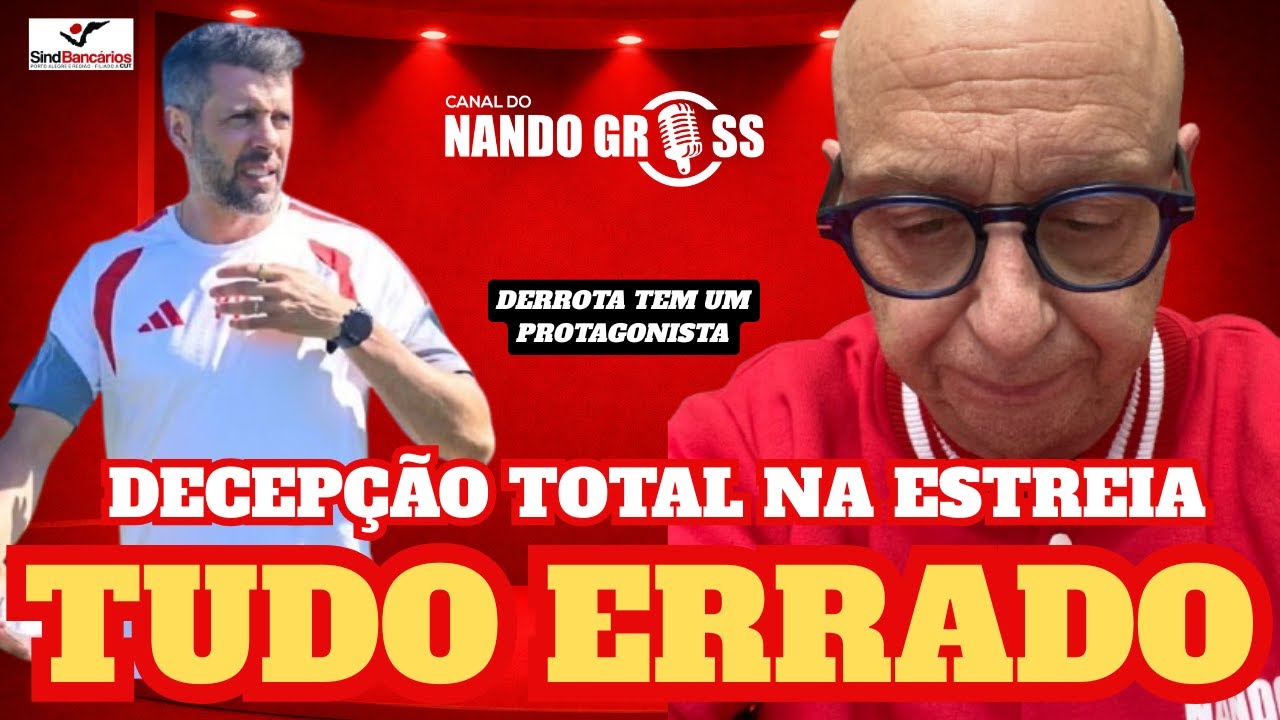 #INTER: DECEPÇÃO TOTAL? DERROTA PASSOU POR PEZZOLANO? FOI SOBERBA?? O MESMO ERRO DE 2025