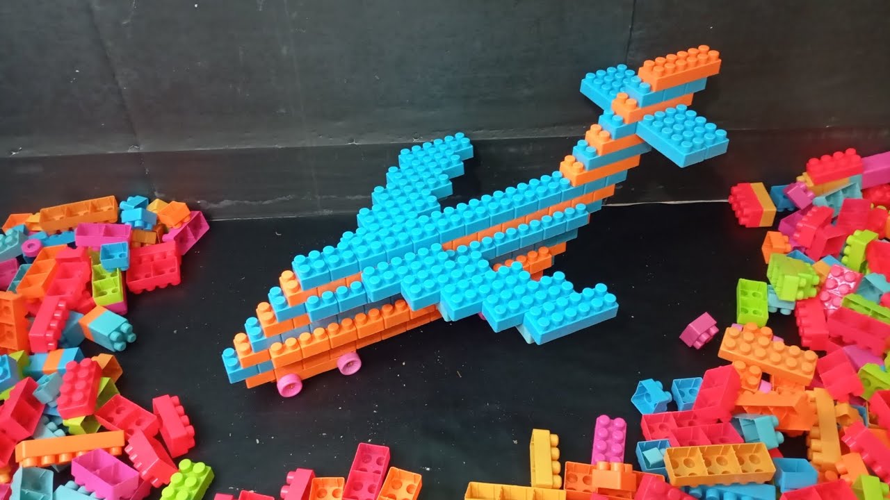 Satisfying DIY Airplane / Lego Building Blocks Videos / #buildingblockstoys #lego / SOJIB TOYS