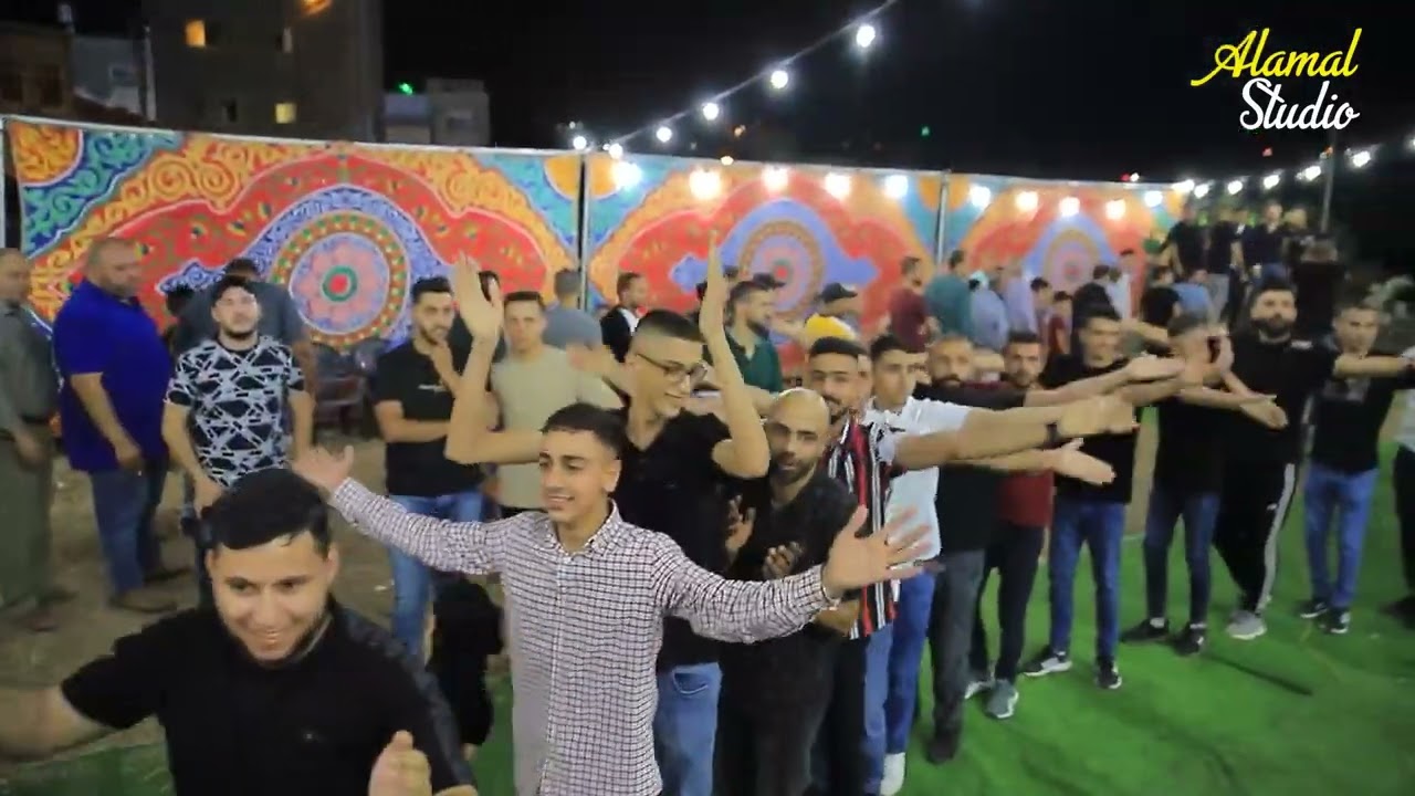 دبكة الفنانين معتصم ومؤنس حواورة|| حفلة العريس ثائر ابو شيخة|| الامل
