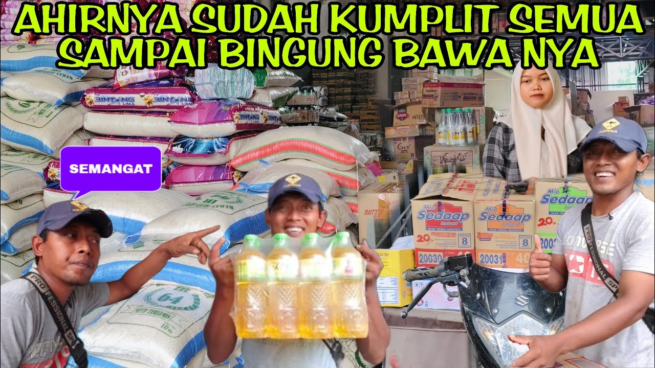 AHIRNYA SEMBAKO YANG MAU DI BAGI BAGI SUDAH TERKUMPUL SEMUA ALHAMDULILLAH