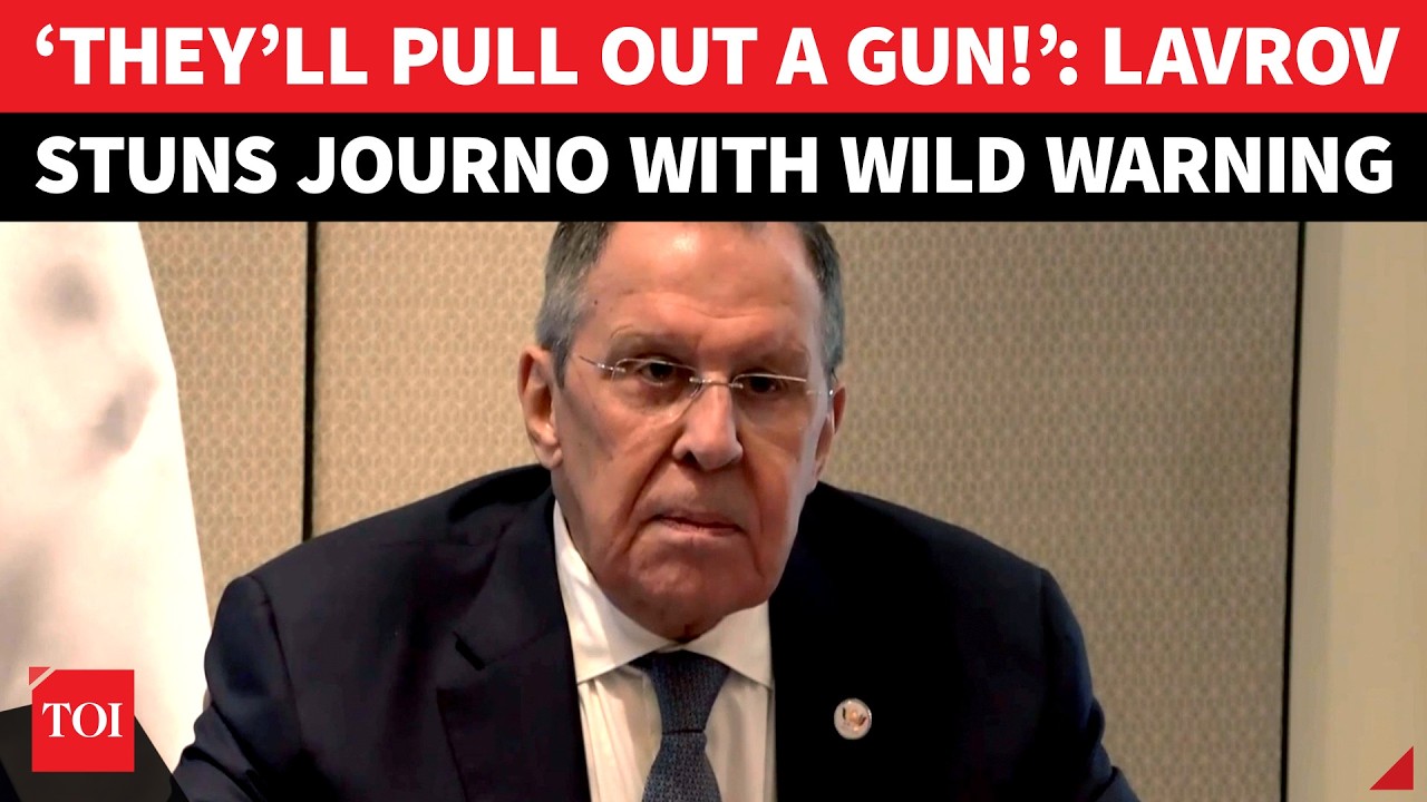 &lsquo;Surrender&hellip; Or They&rsquo;ll Pull Out A Gun!&rsquo;: Drama At Lavrov's Delhi Presser After Russian FM's Warning