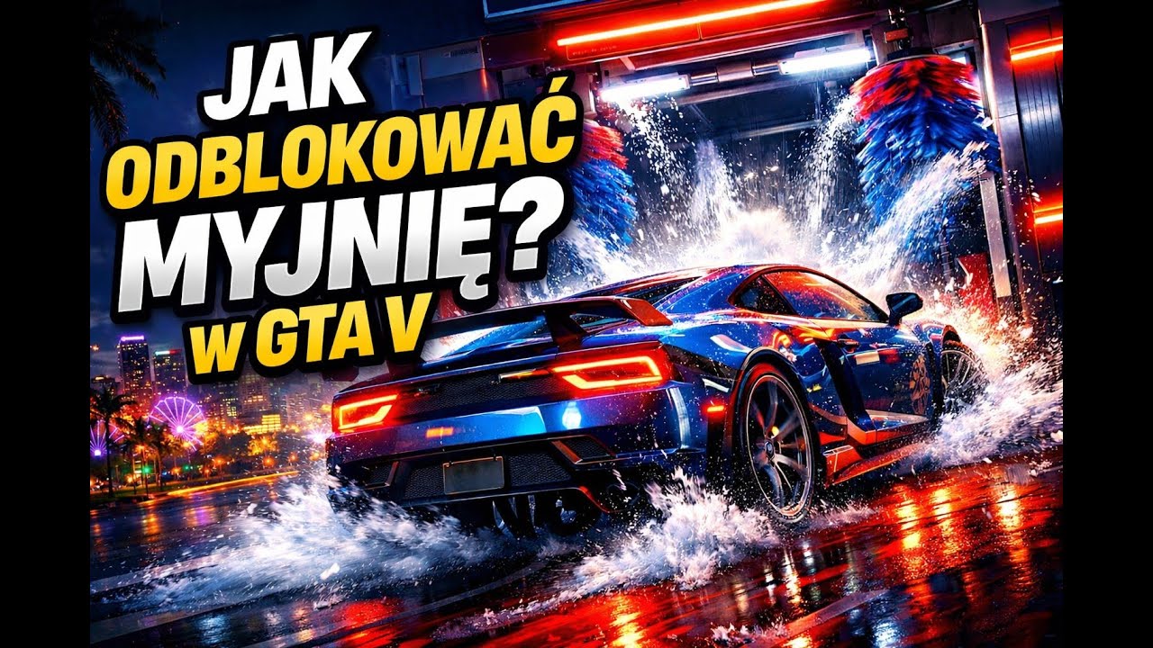 JAK ODBLOKOWAĆ MYJNIĘ w GTA V Online! 🔥 (DLC)