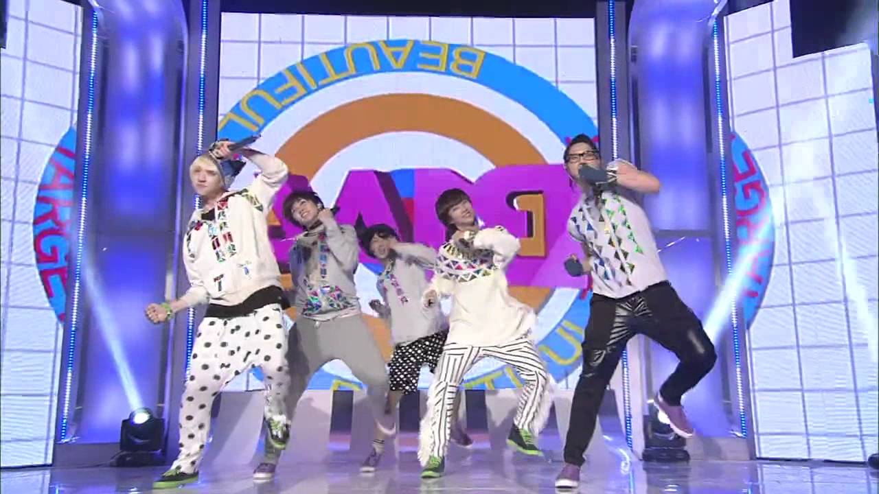 111028 B1A4 - Beautiful Target  + ending @ Мт&nu; тh&egrave; &zeta;hǒw