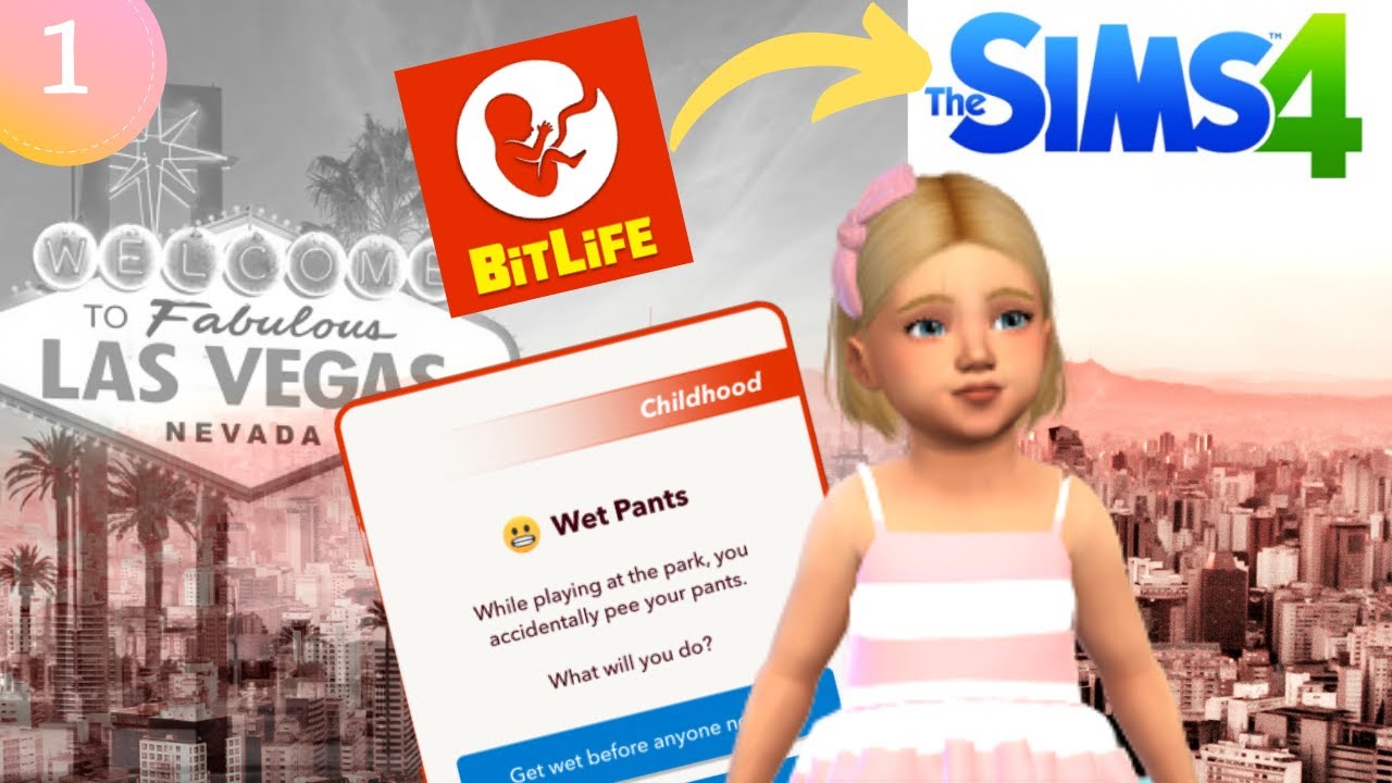 BitLife Controls My Sims! Part 1 | The Sims 4