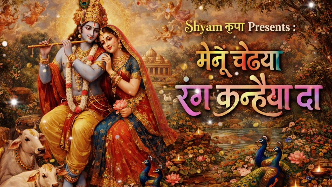 🌸 मेनूं चढ़ेया रंग कन्हैया दा''एक बार जरूर सुनें, दिन खुश हो जाएगा 🙏 Non Stop Krishna Bhajan#krishna
