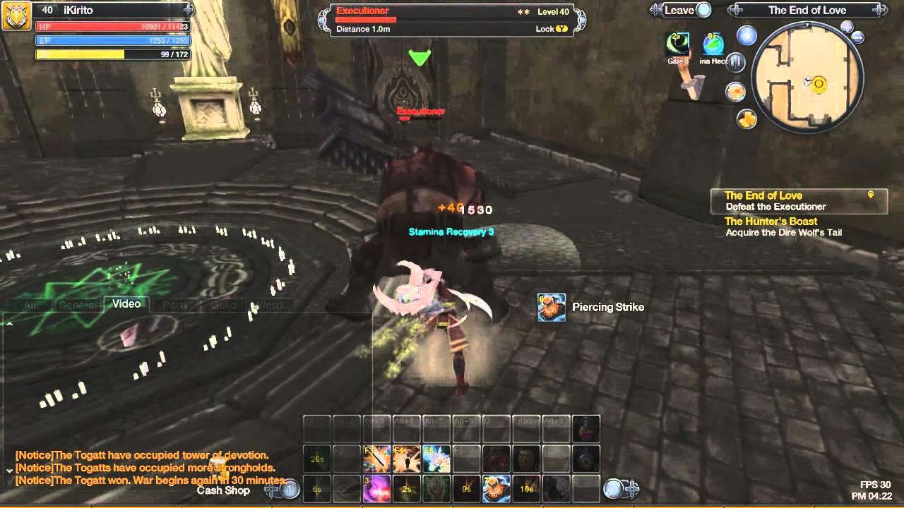 RaiderZ - Executioner(Guardian Neipus) Solo (Defender)