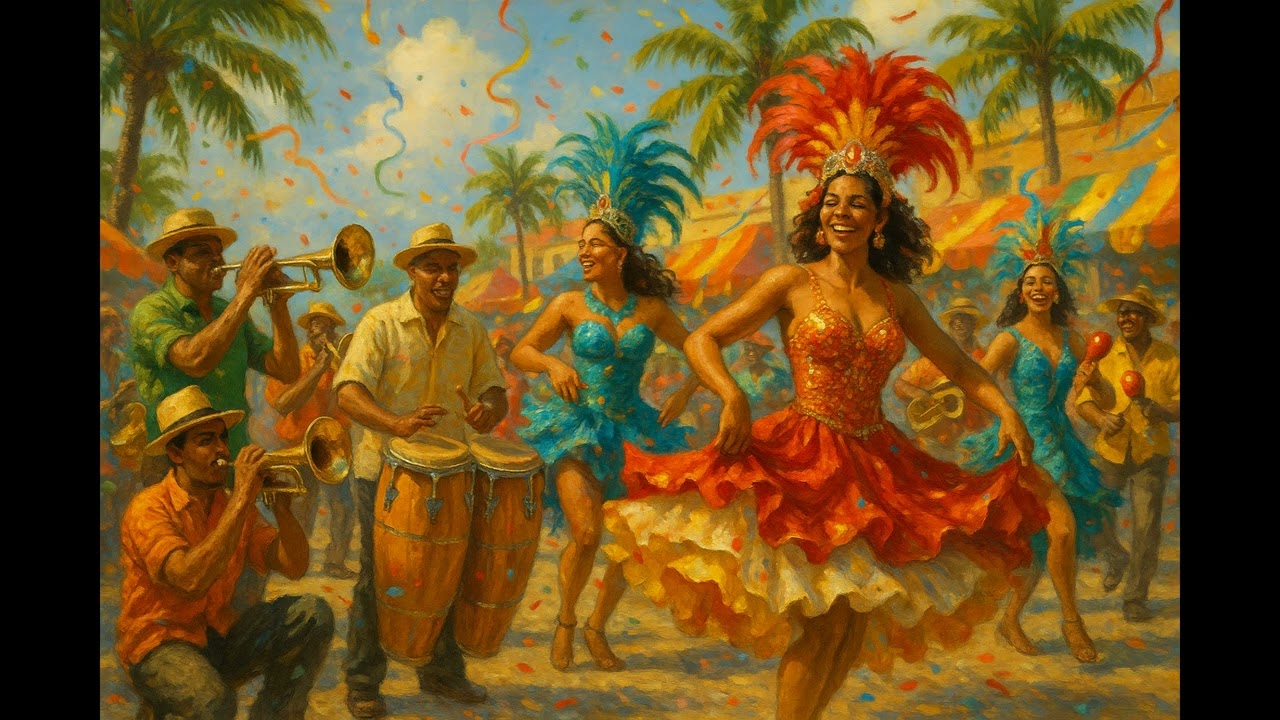 🎵 Latin Pop: Carnival Sun – Brass & Tropical Dance Heat | AI by Acure8
