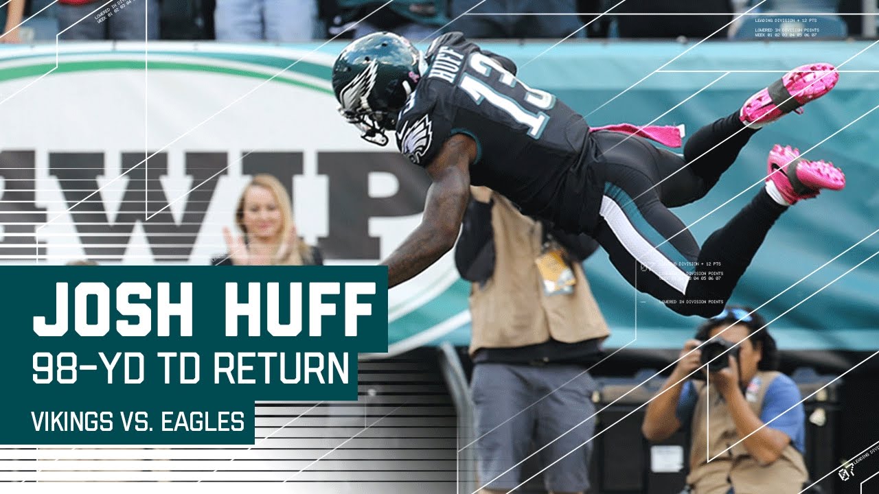 Josh Huff's 98-Yard Kickoff Return TD & Wentz' 2-Point Conversion Run! | Vikings vs. Eagles | NFL