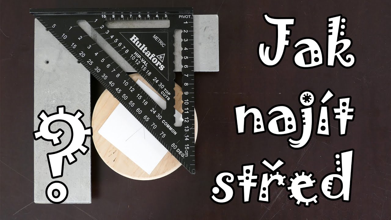 Jak najít střed kruhu