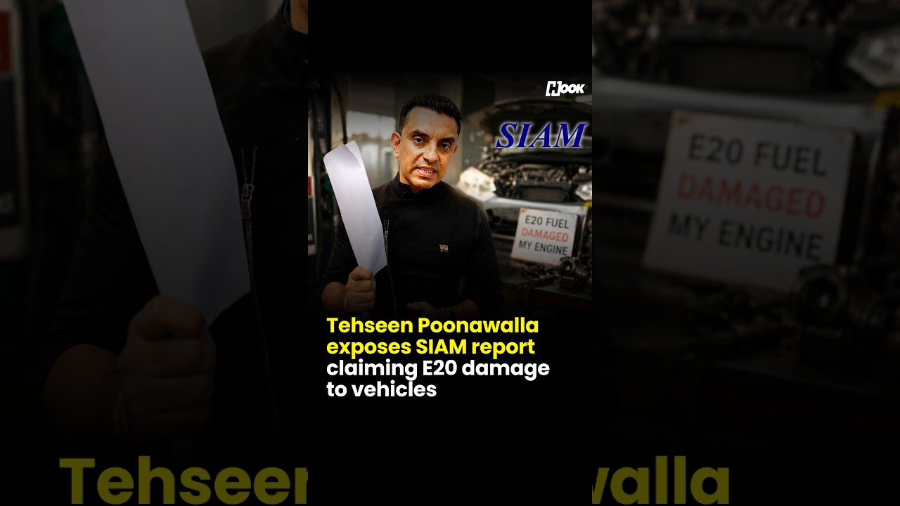 Tehseen Poonawalla exposes SIAM report claiming E20 damage to vehicles