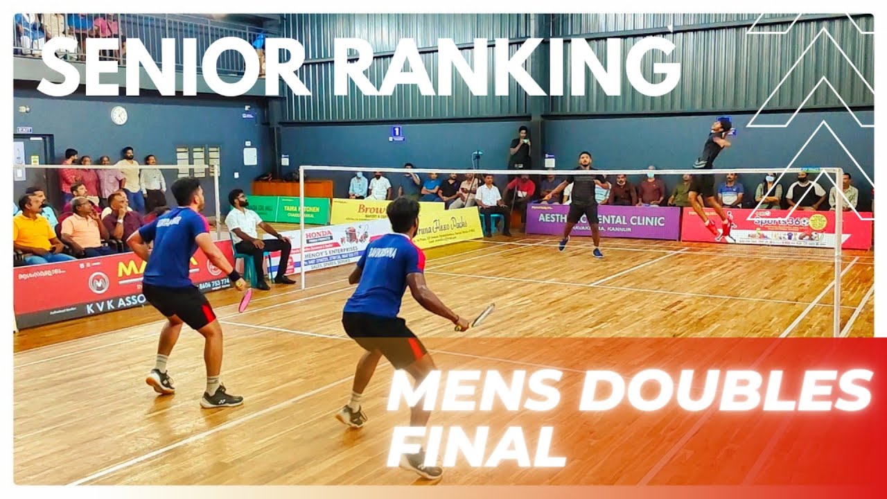 EDWIN JOY/NAVANEETH VS RAVIKRISHNA/SANKARPRASAD:ALL KERALA STATE RANKING TOURNAMENT KANNUR 2022