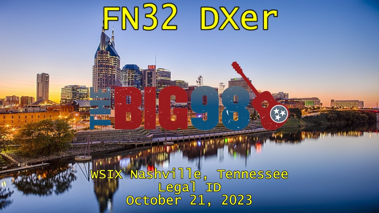 The Big 98 | WSIX Nashville, Tennessee Legal ID (10/21/2023)