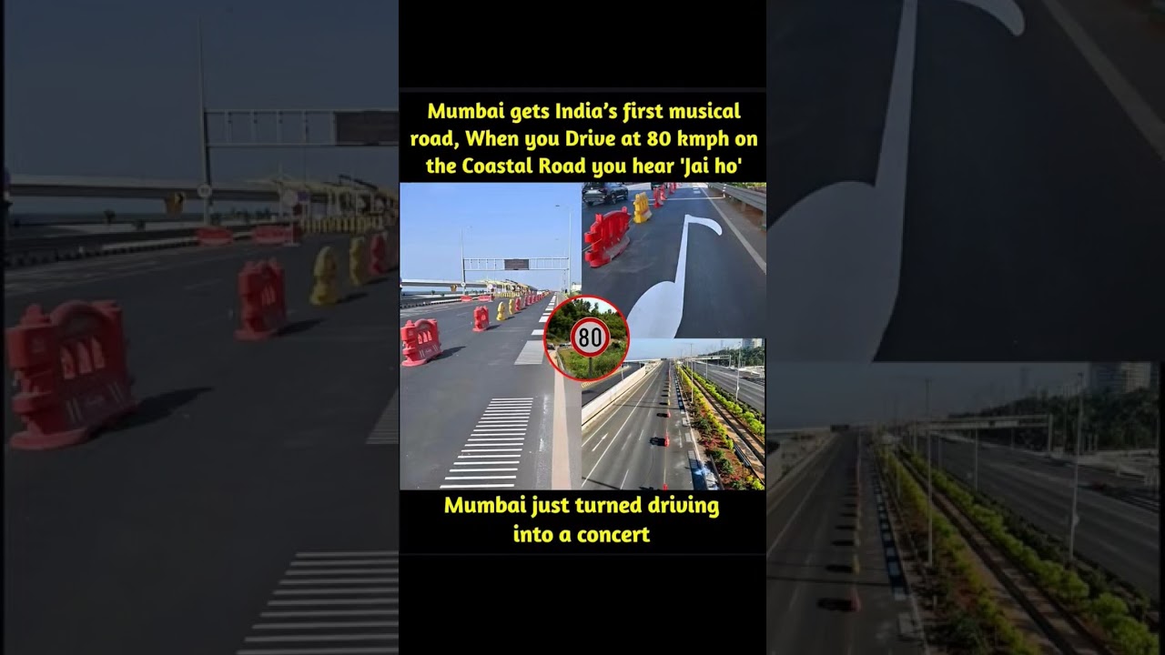 Mumbai's musical 🎵 road 🤩 #trending #viralnews #news