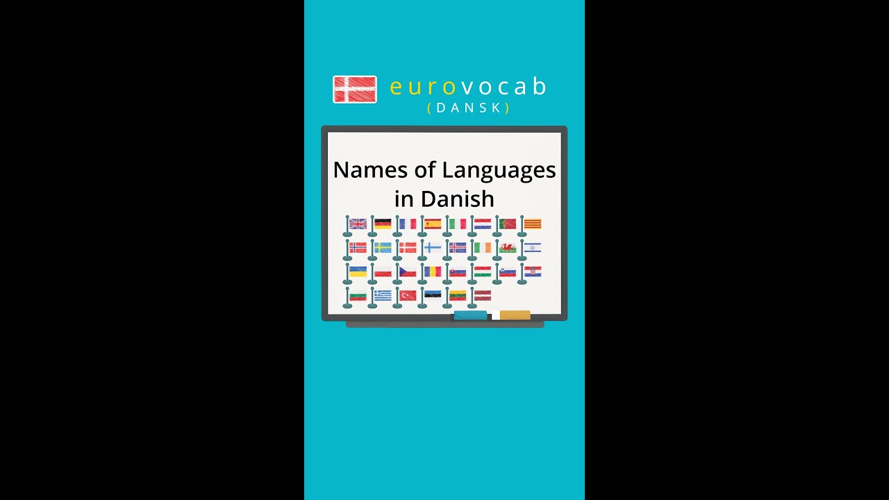 Learn Danish - Names of Languages