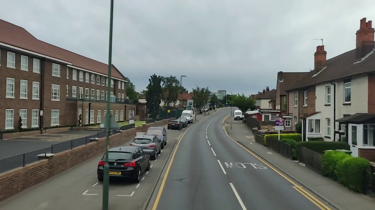**ROUTE VISUAL** Full journey on Route 213 - Kingston to Sutton, Bushey Road