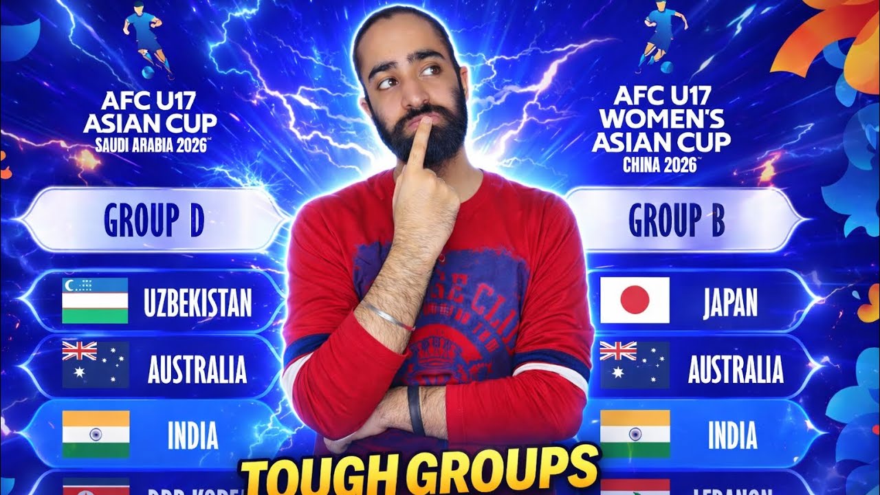 I am Back! India in Dangerous Groups ! AFC U17 Asian Cup! Indian football! 