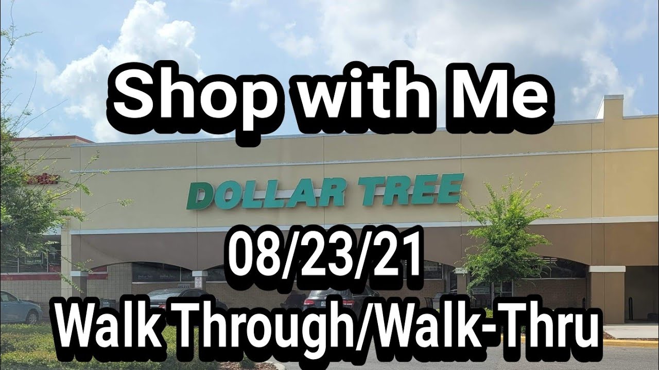Dollar Tree Shop with Me Walkthrough Walk-Thru 08/23/21 New Finds Arrivals What's New at Dollar Tree