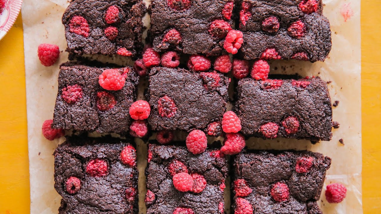 BROWNIE CU ZMEURĂ I Valerie's Food