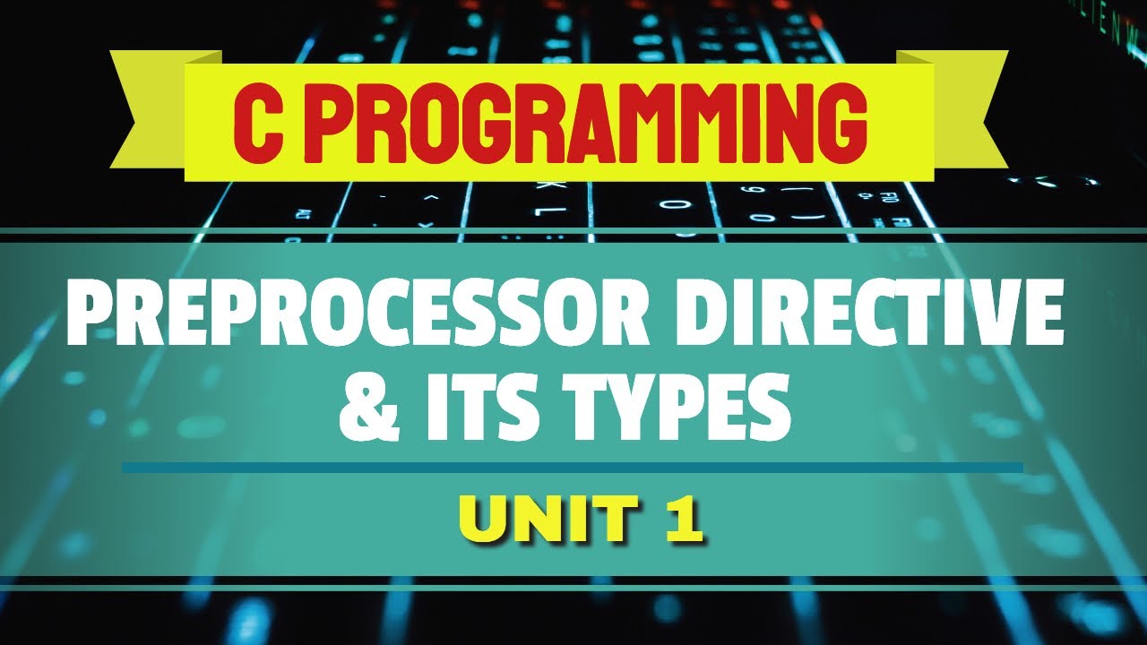 Preprocessor directive and its types (Urdu/Hindi)