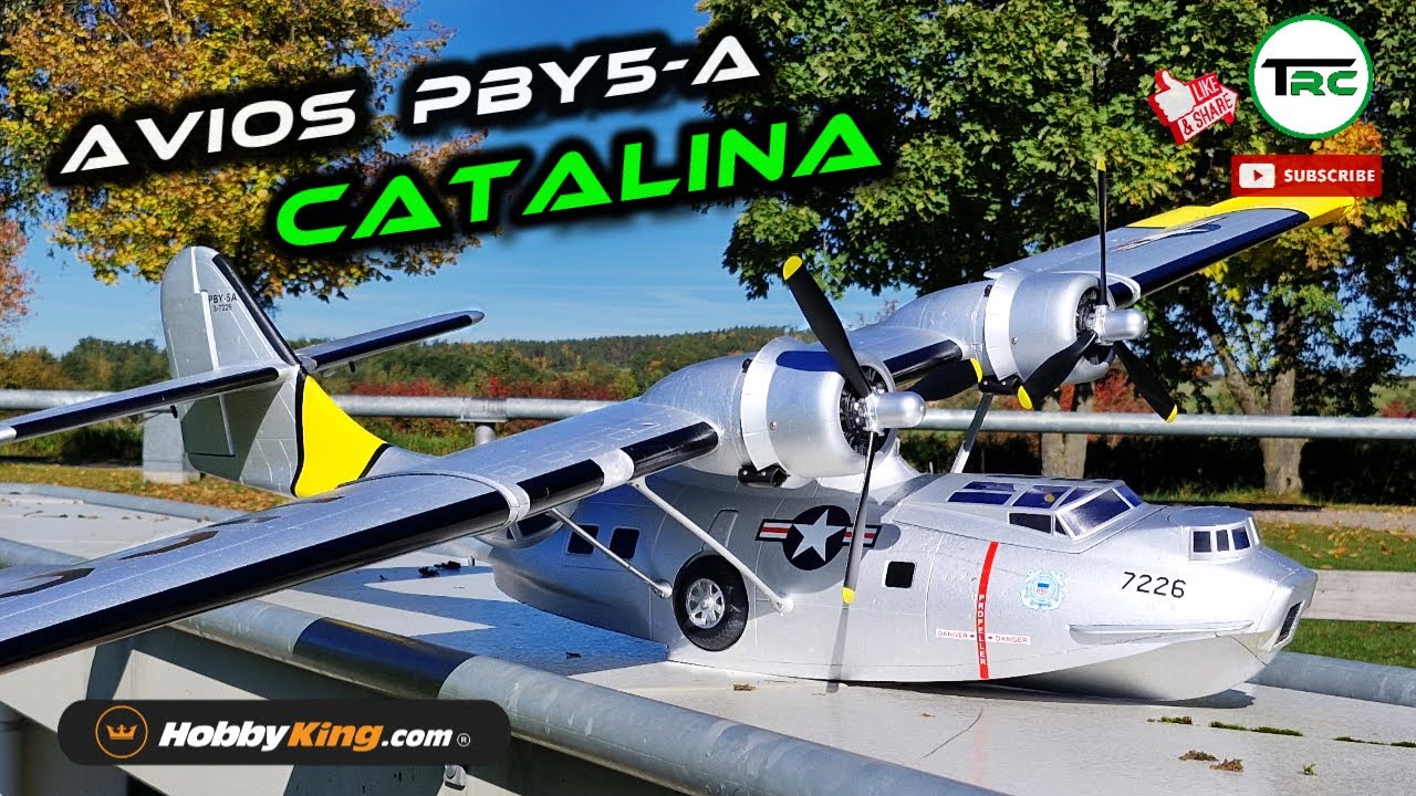 Fliegen mit der AVIOS CATALINA PBY5-A von HobbyKing im Herbst