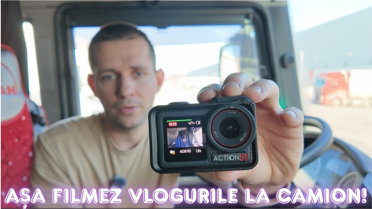 Realitatea din spatele camerei | Cum îmi filmez vlogurile la camion  #vlog #work #travel