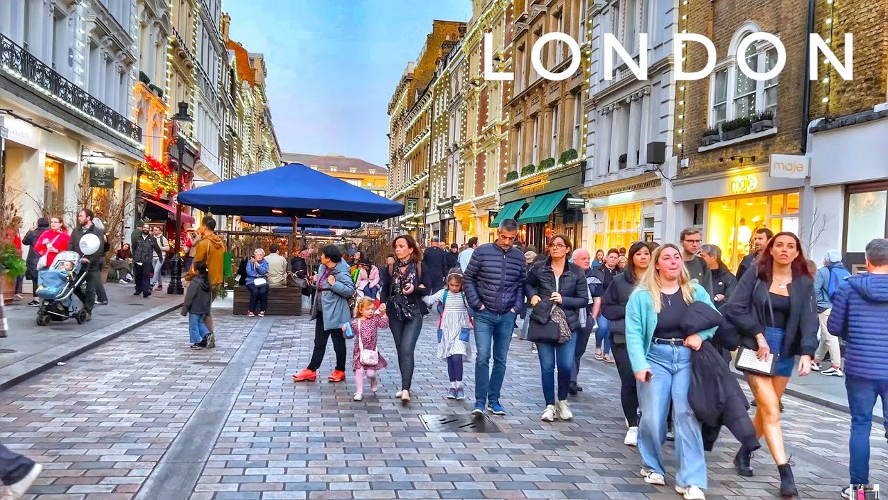 Central London City Walk - Walking London West End - London City View - 4K HDR London Walking Tour