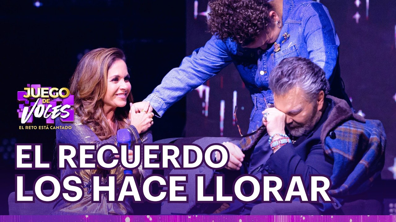 Mijares se emociona hasta las lágrimas al recordar a su papá | Juego de Voces