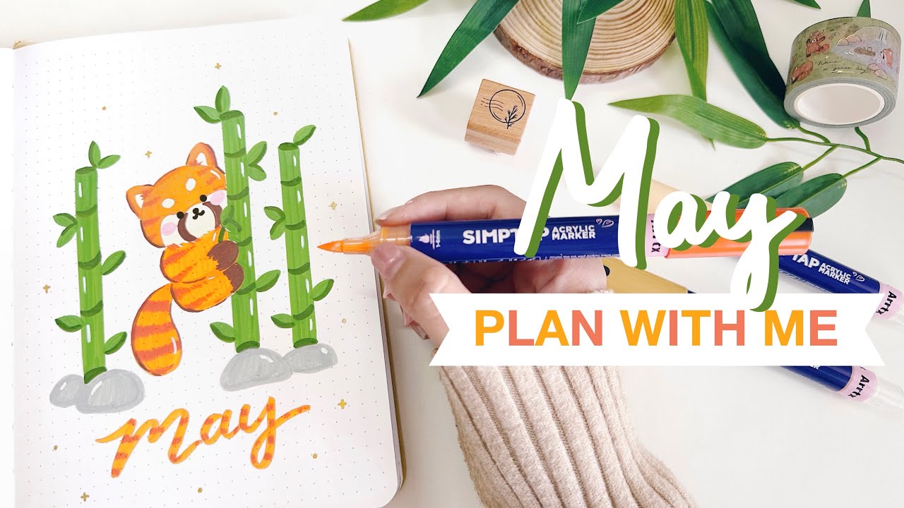 🎋 plan with me // may 2025 bullet journal setup ft. arrtx