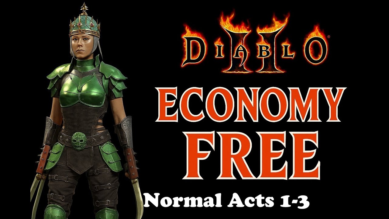 Diablo 2: Resurrected: No2609 - Economy Free Trapsin - Normal Acts 1-3