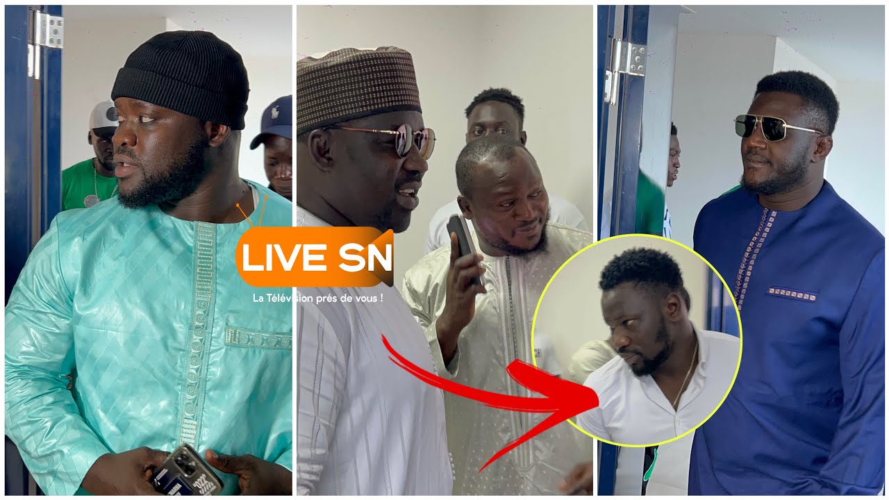 L’arrivée de Lutteurs: MAGNIFIQUE BALLA GAYE 2 SE MOQUE DE MODOU LO, EUMEU SÉNE ET BOYE NIANG