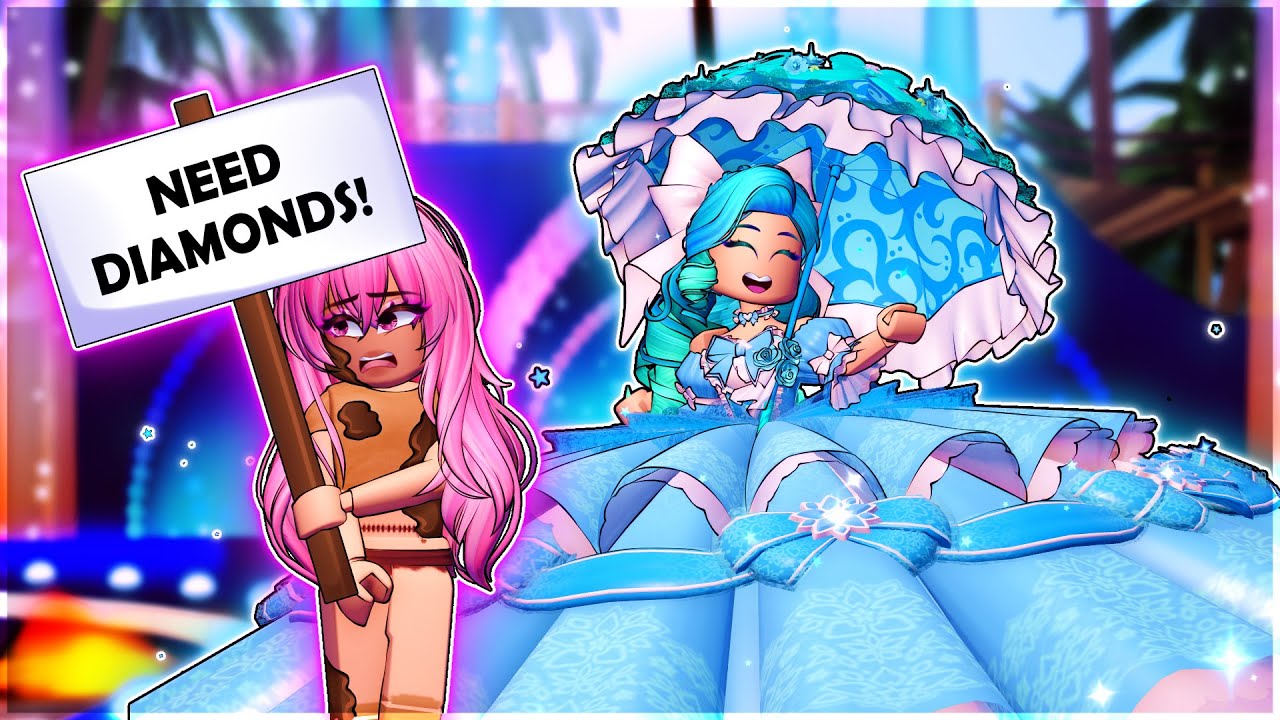 I Dressed POOR And My Sister Dressed RICH To The Pageant In Royale High... Roblox