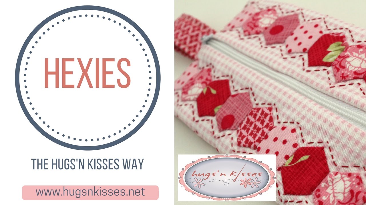 English paper piecing (EPP iron-ons) hexie tutorial | the Hugs 'n Kisses Way with Helen Stubbings