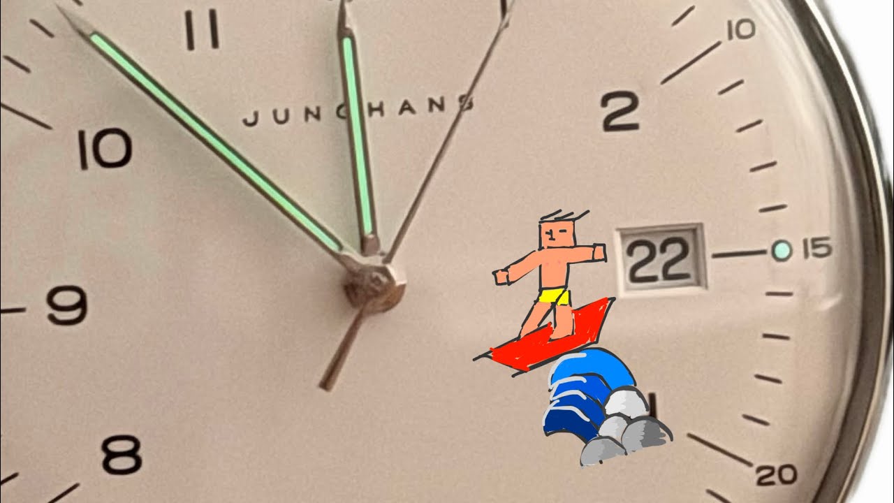 On wrist review of Junghans Max Bill! The original German Bahaus Design watch. Nomos catches stray! 