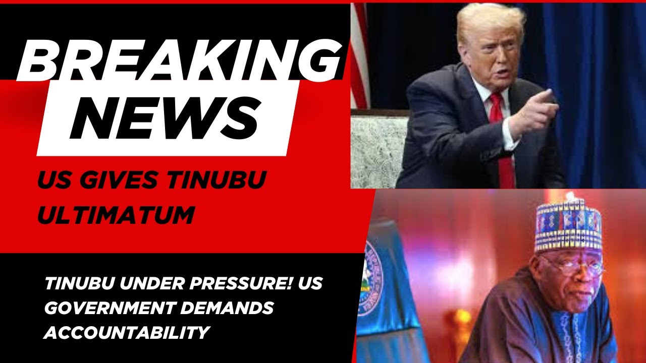 US GIVES TINUBU ULTIMATUM! 2 Major Demands Nigeria Must Meet for Military Support