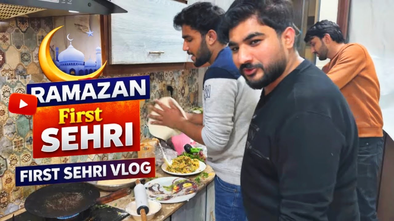 1st Sehri Ramadan 2026 🌙 | Ramadan Mubarak ❤️ | Aloo Paratha Sehri Routine | Raza Haider Vlogs