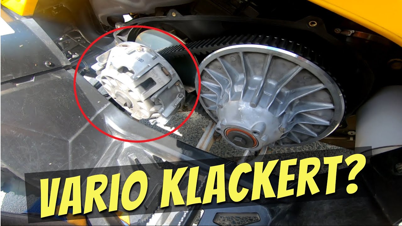Can Am Varioklackern - Geräusche aus dem Variokasten? - Hier EIN möglicher Grund.