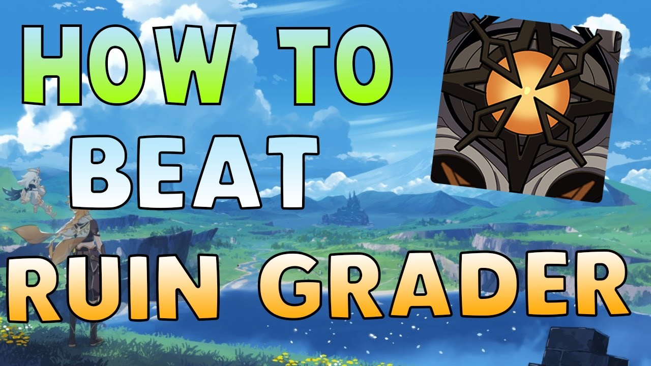 How to EASILY beat Ruin Graders (Dragonspine Ruin Guards) in Genshin Impact - Free to Play Friendly!