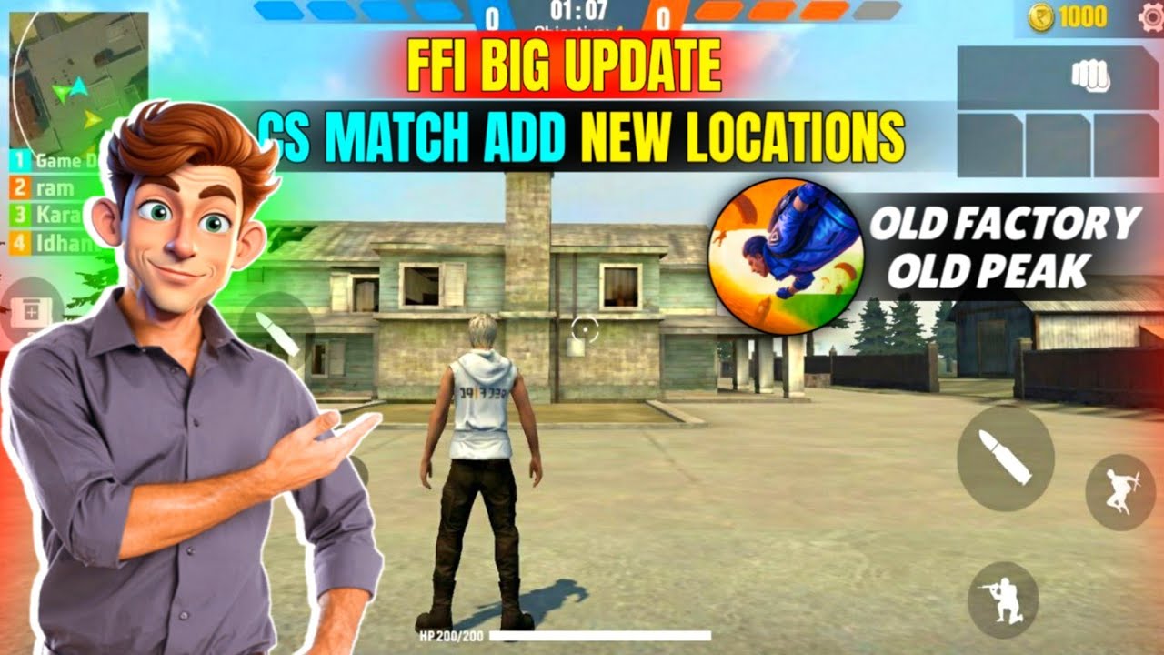 FFI New Update | Cs Mode All Maps Added In FFI BR | Game Dev Raj