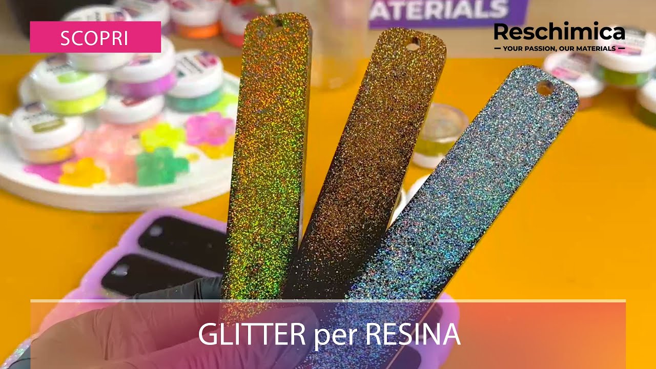 Scopri i GLITTER per decorazioni in RESINA #reschimica