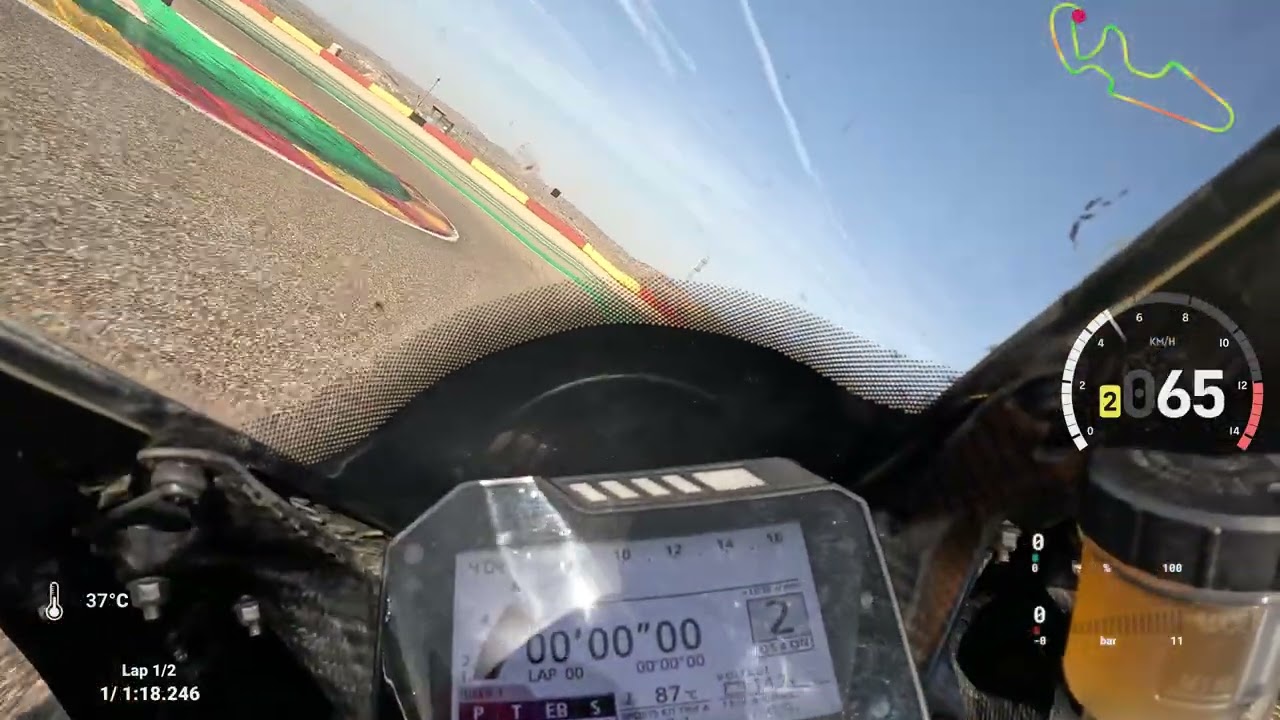 Onboard CBR1000RR | Aragon mit Hafeneger