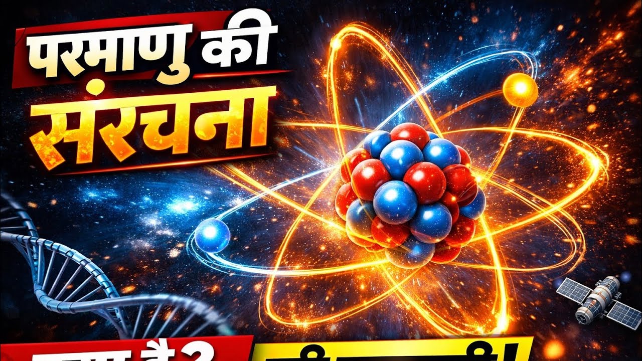 परमाणु की संरचना | Atomic Structure Class 9 Science (Full Chapter) 🔥