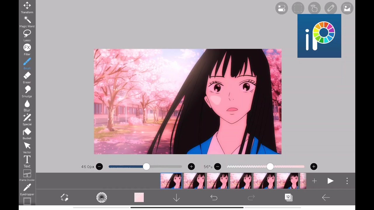 Making animation like anime in Ibis Paint X