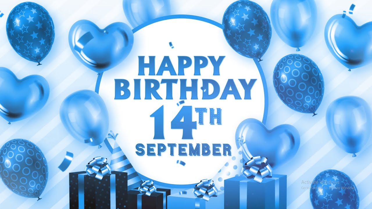 14th September Birthday Countdown 🎂 | Celebrate Every Second