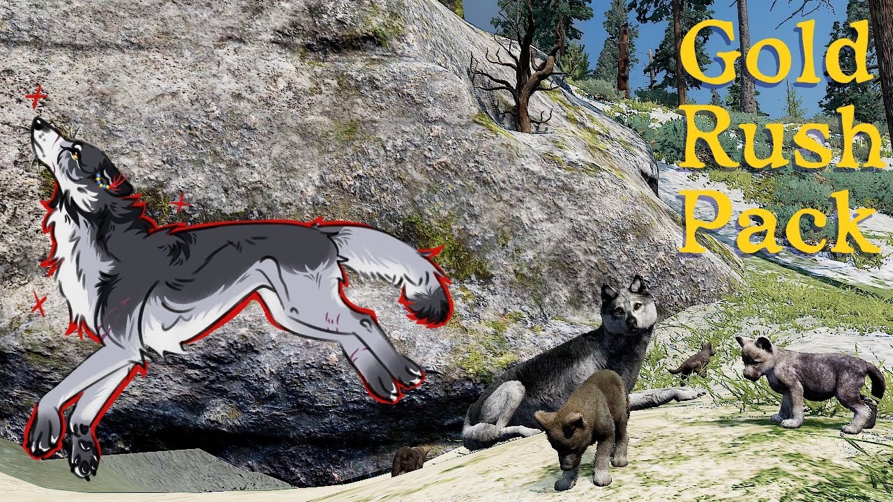 Cliff Born Pups! 🦌 GOLD RUSH EP#10; WolfQuest AE