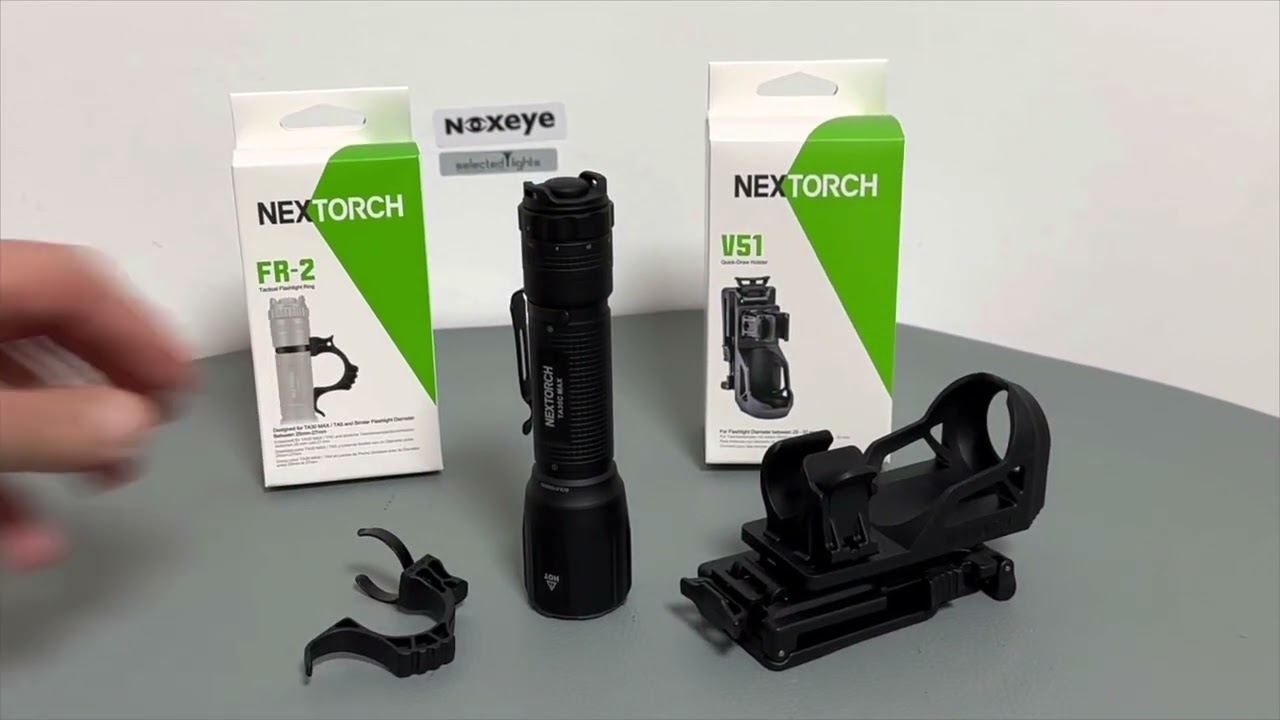Nextorch TA30C Max taktische Taschenlampe inkl. Zubehör und Beamshots