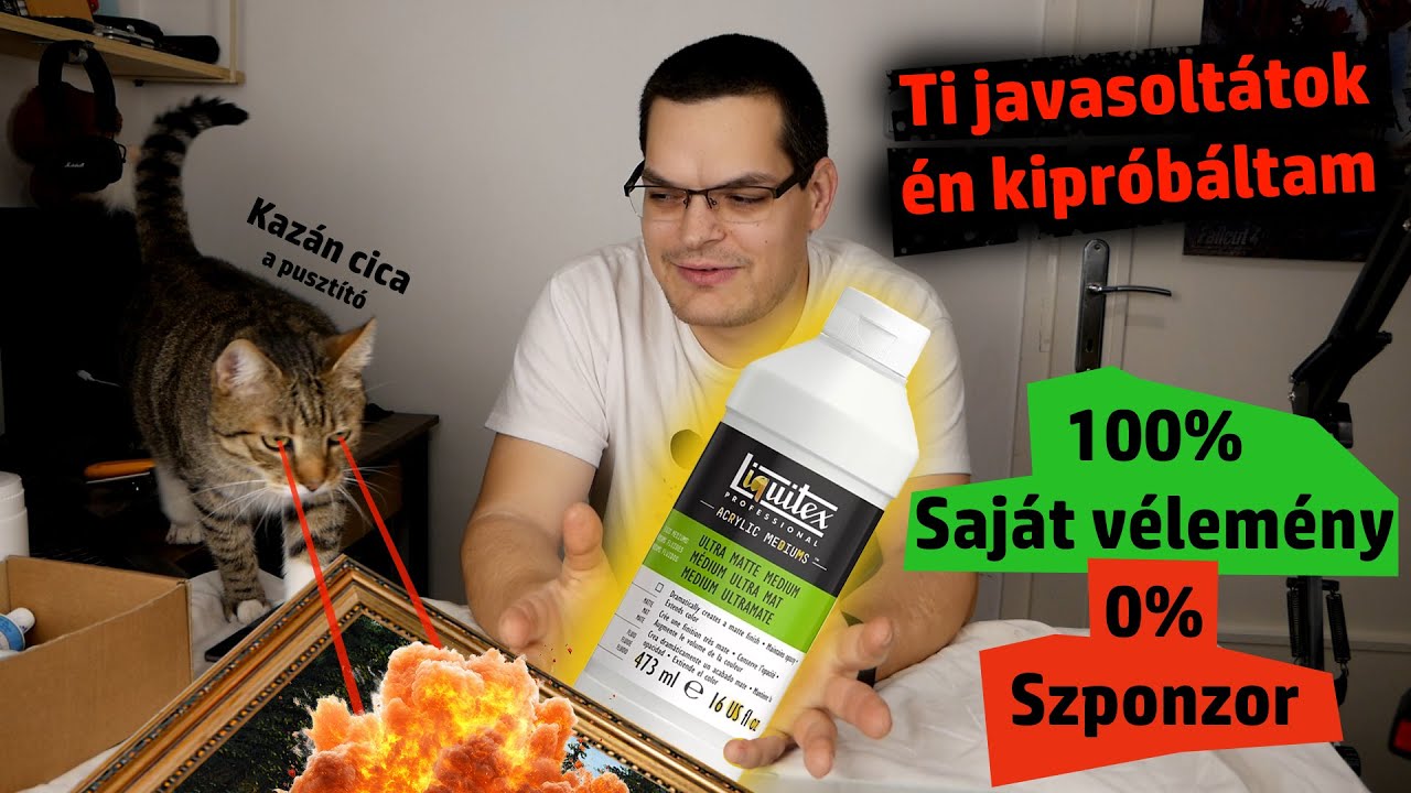 Kipróbáltam az AKRIL festék száradását lassító Liquidet!