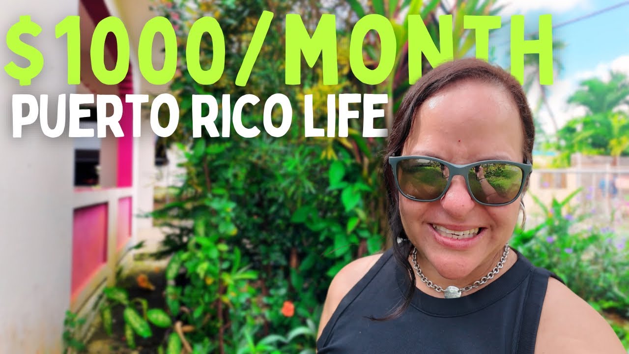 Live in Puerto Rico under $1000 per month | Retire on an island, better life, happy, low cost, safe
