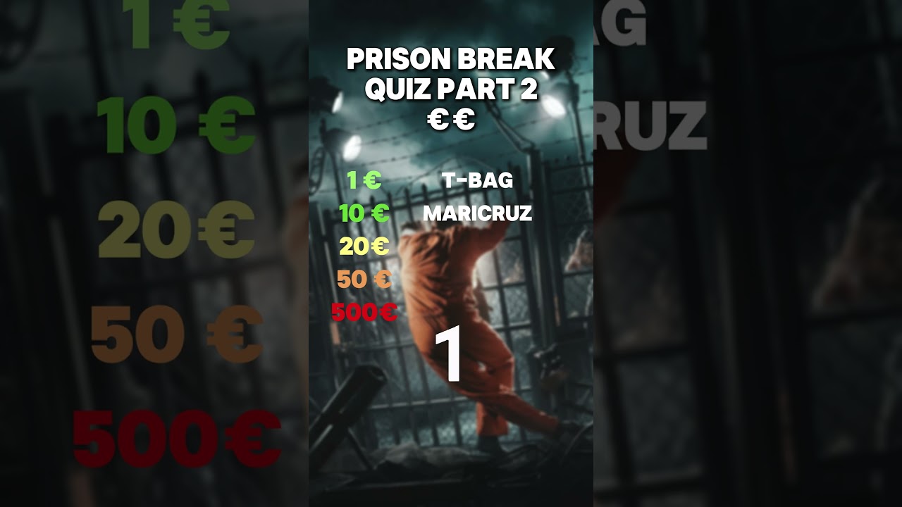 Prison Break Quiz #quiz #prisonbreak #netflix #quizdeutsch