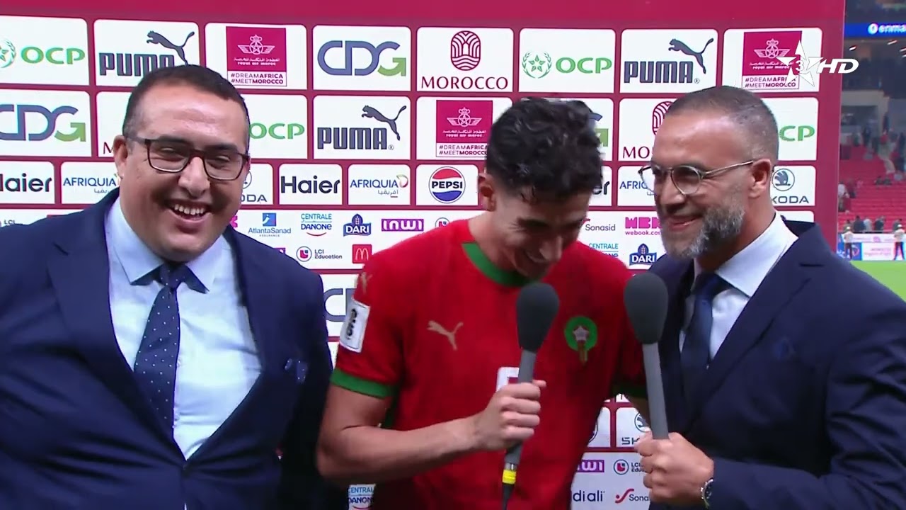 🎙️| #نايف_أگرد لاعب المنتخب الوطني المغربي 