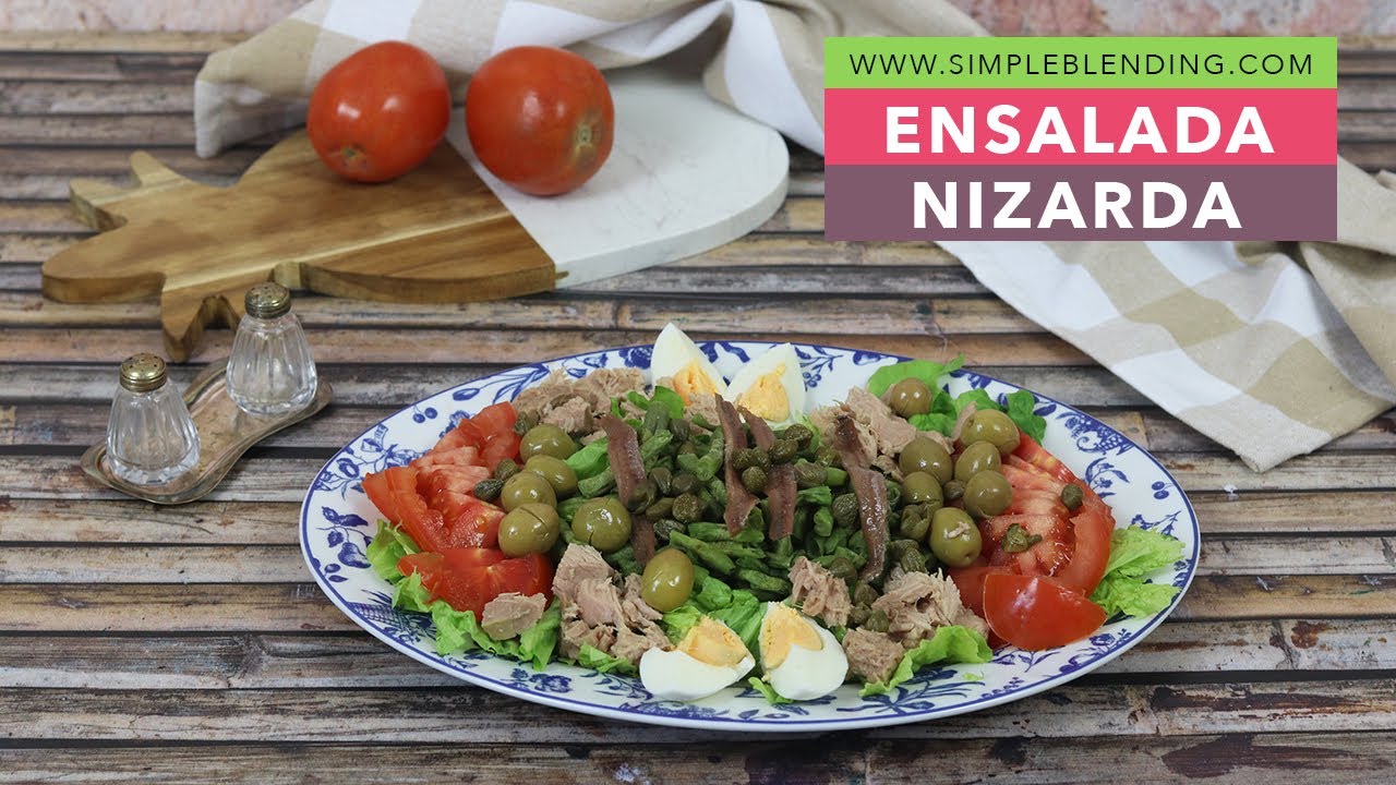 ENSALADA NIZARDA | Ensalada niçoise con judías verdes| Dieta saludable